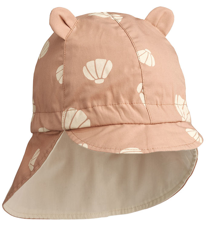 Gorm Reversible Sun Hat With Ears  Shell Pale tuscany  / Sea shell SS24
