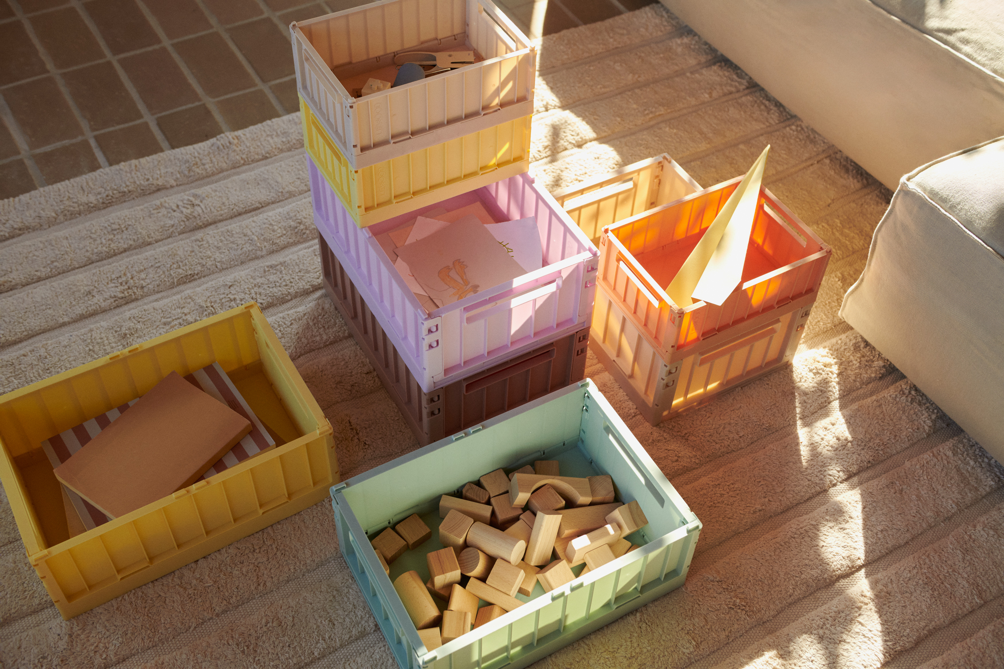 Weston Storage Box M 1-pack Pure sky - SS25