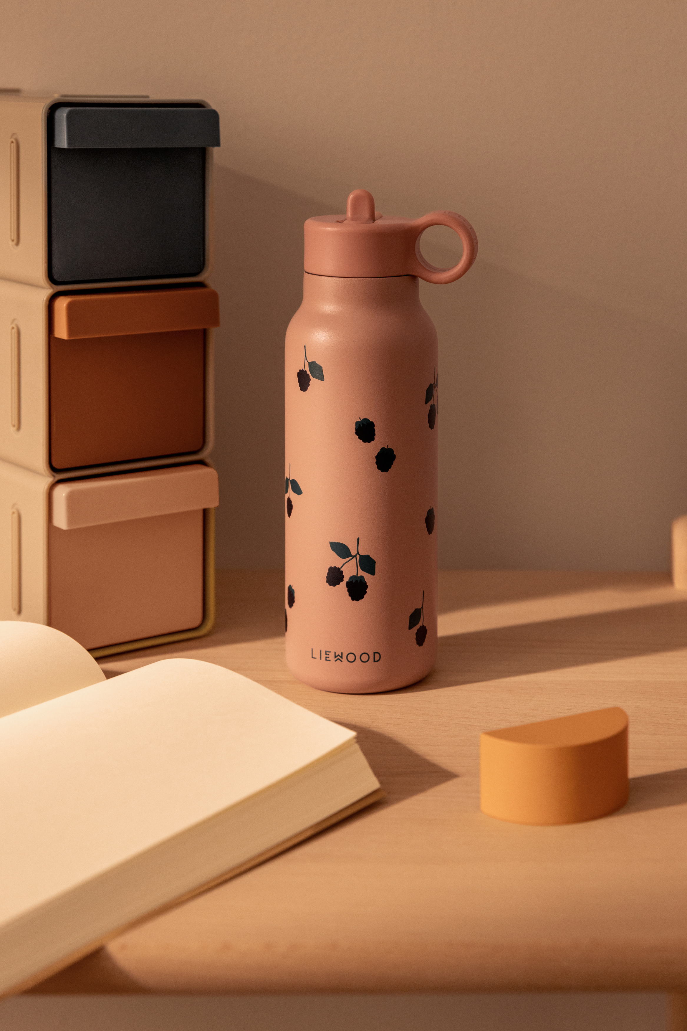 Falk Water Bottle 350 ml Berry / Pale Tuscany - NOOS