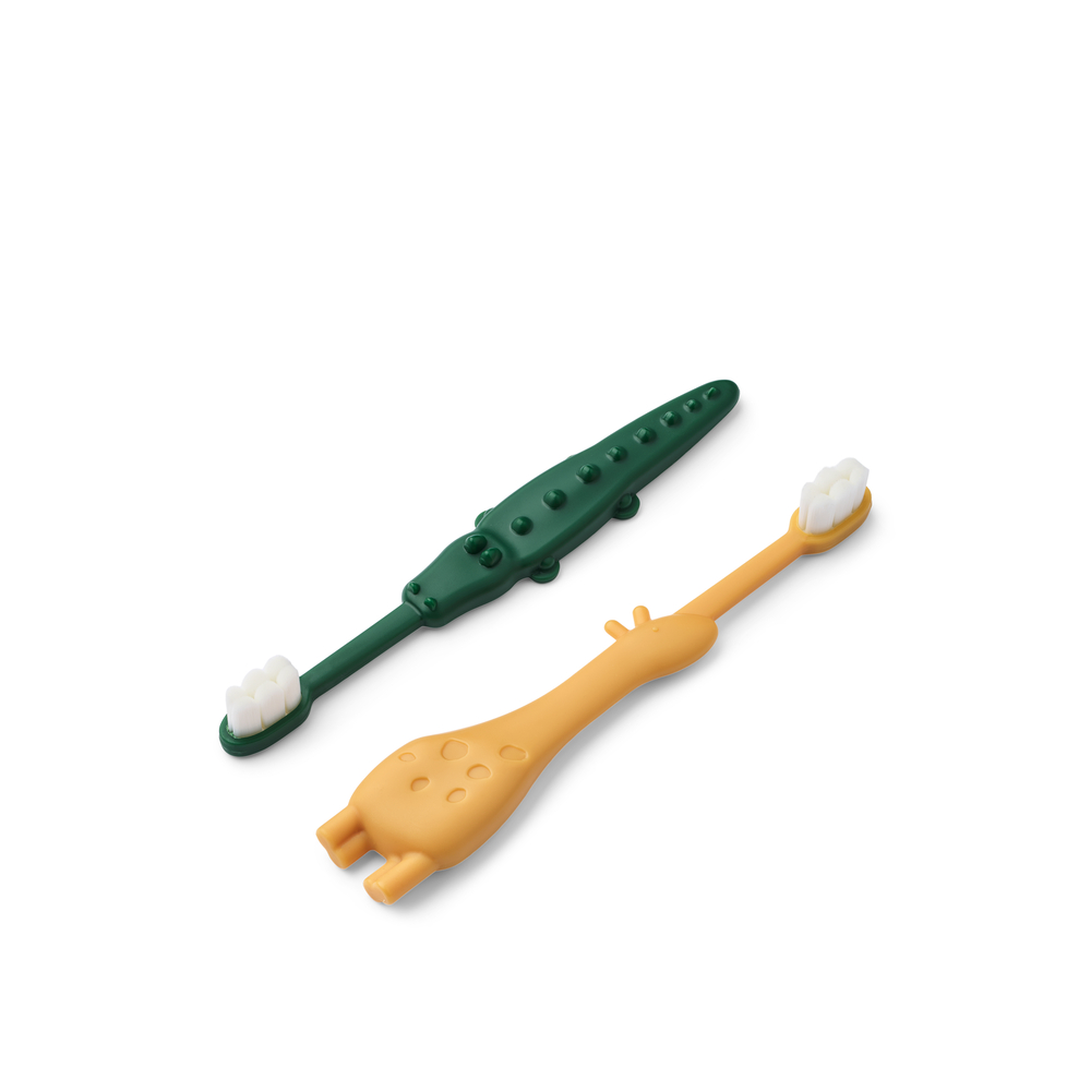 Fabio All Together Toddler Toothbrush Yellow mellow / Garden green - AW25