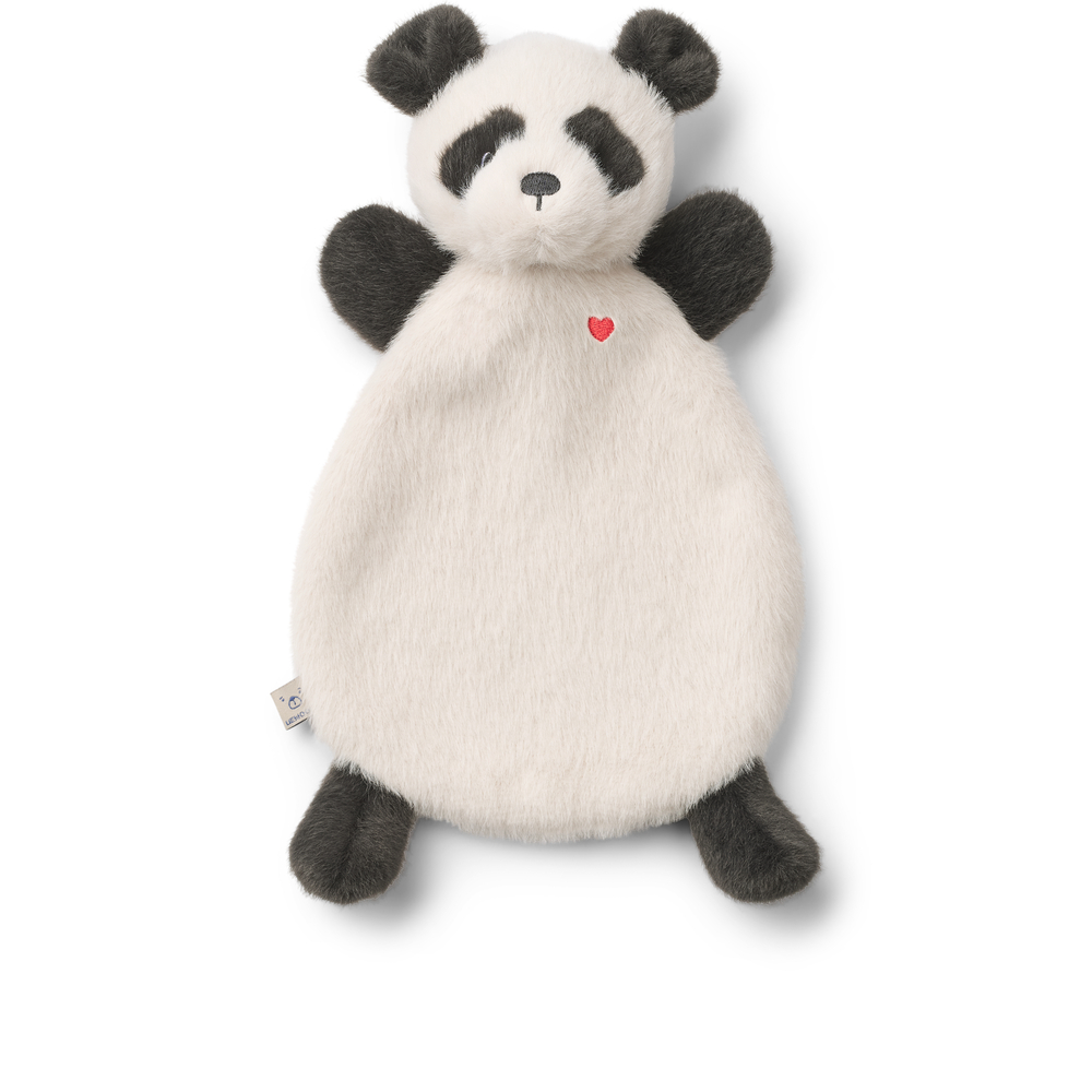 Roy Panda Cuddle Cloth - Sandy / Dark grey