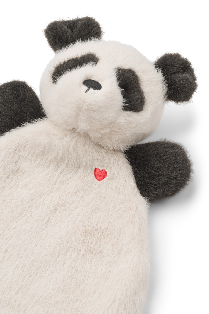 Roy Panda Cuddle Cloth - Sandy / Dark grey