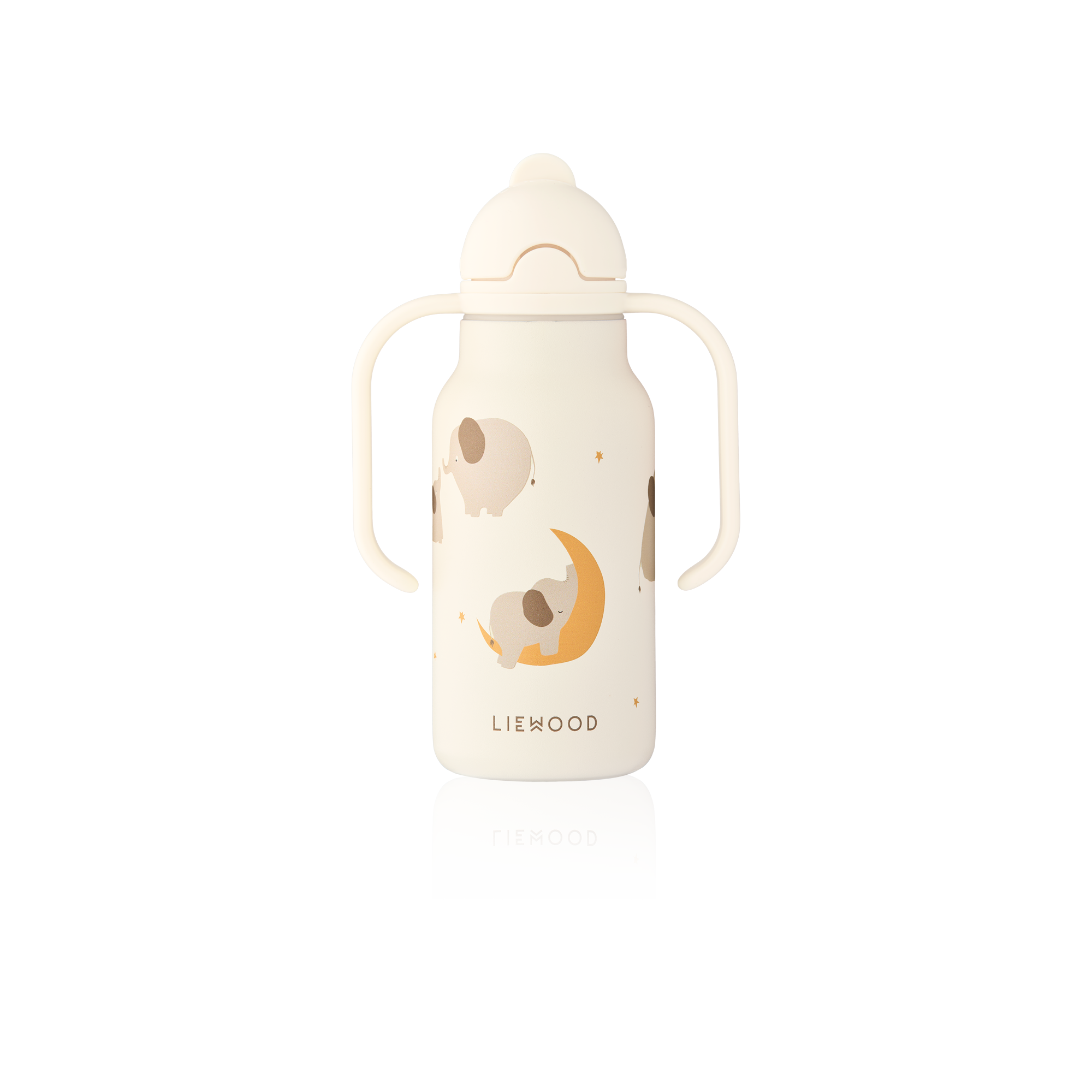 Kimmie Water Bottle 250 ml Elephant / Creme de la creme - NOOS - NOOS