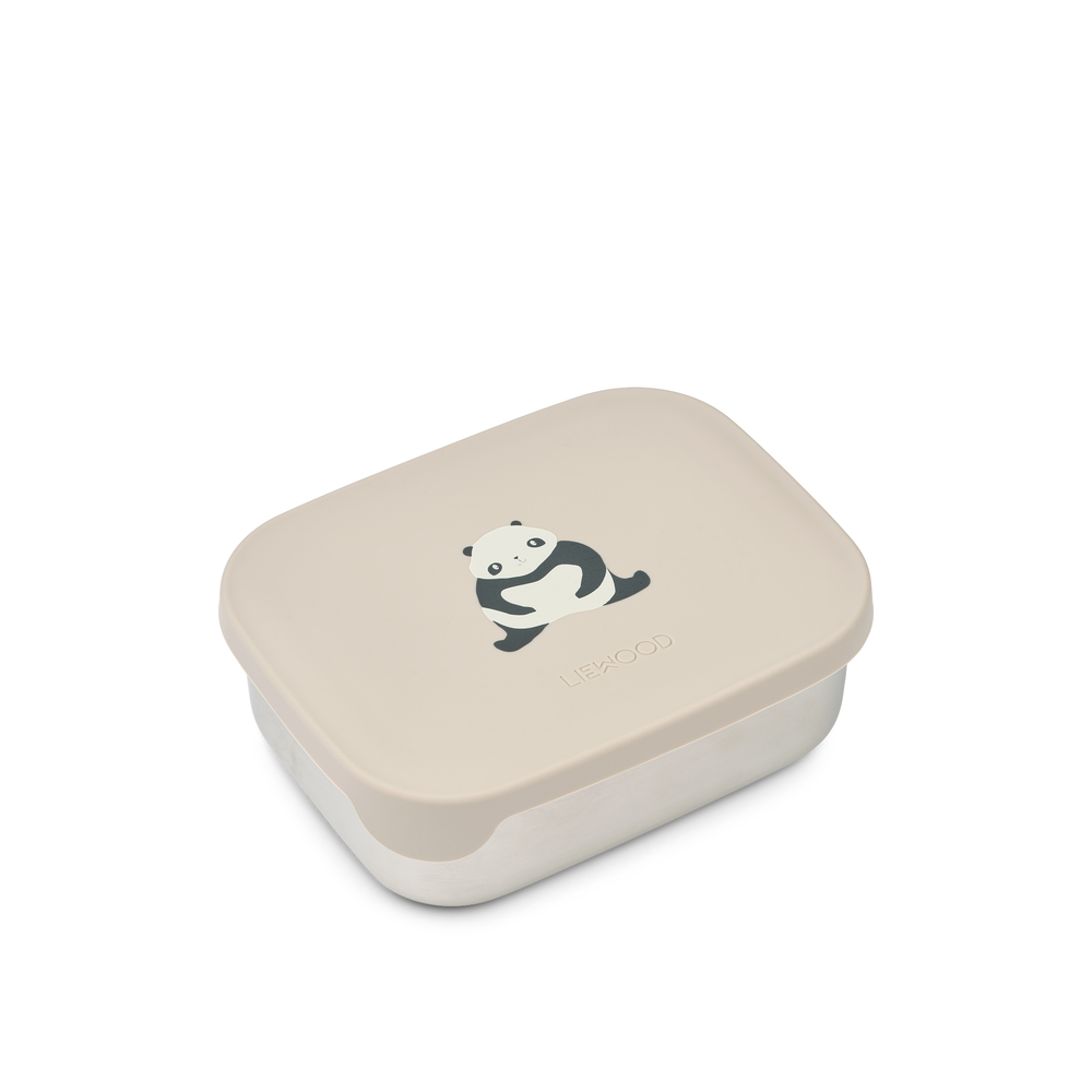 Arthur Printed Lunchbox Panda / Sandy / dark grey - SS26
