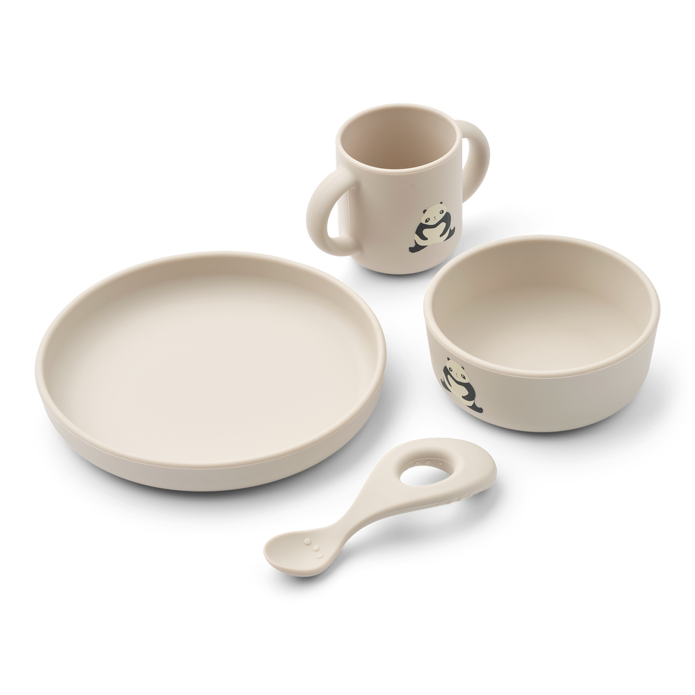 Vivi Printed Tableware Set Panda / Sandy - SS26