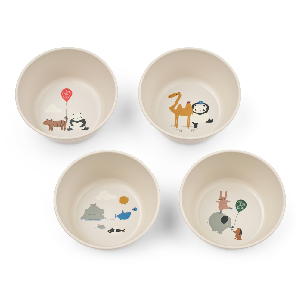 Cees Bowl 4-Pack Around the world / Sandy - 10YC