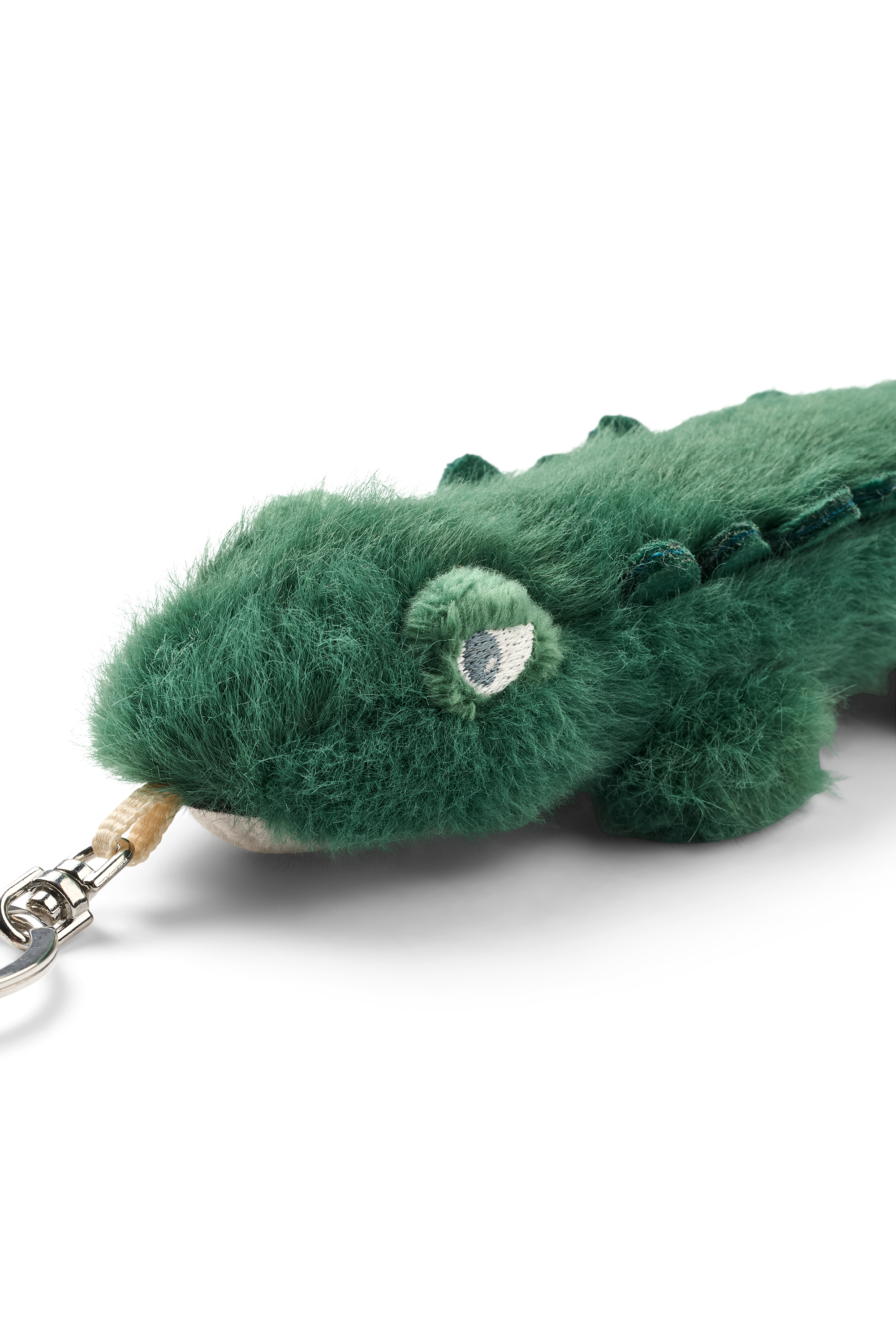 Alfredo Crocodile Keychain - Garden green