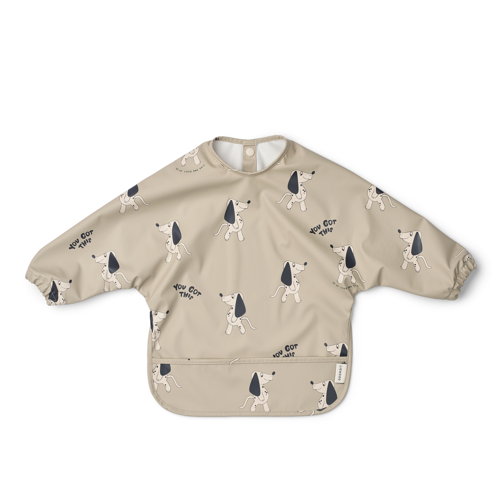 Merle Printed Cape Bib - Dakota Dog / Mist - AW26
