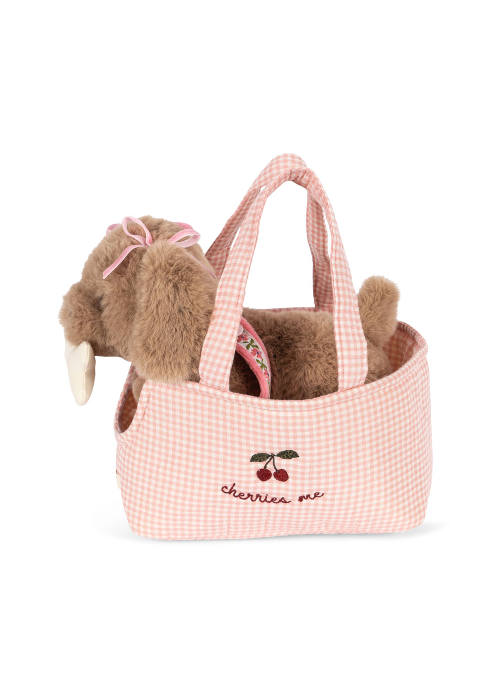 MAUDE PUPPY PINK CHECK - AW25