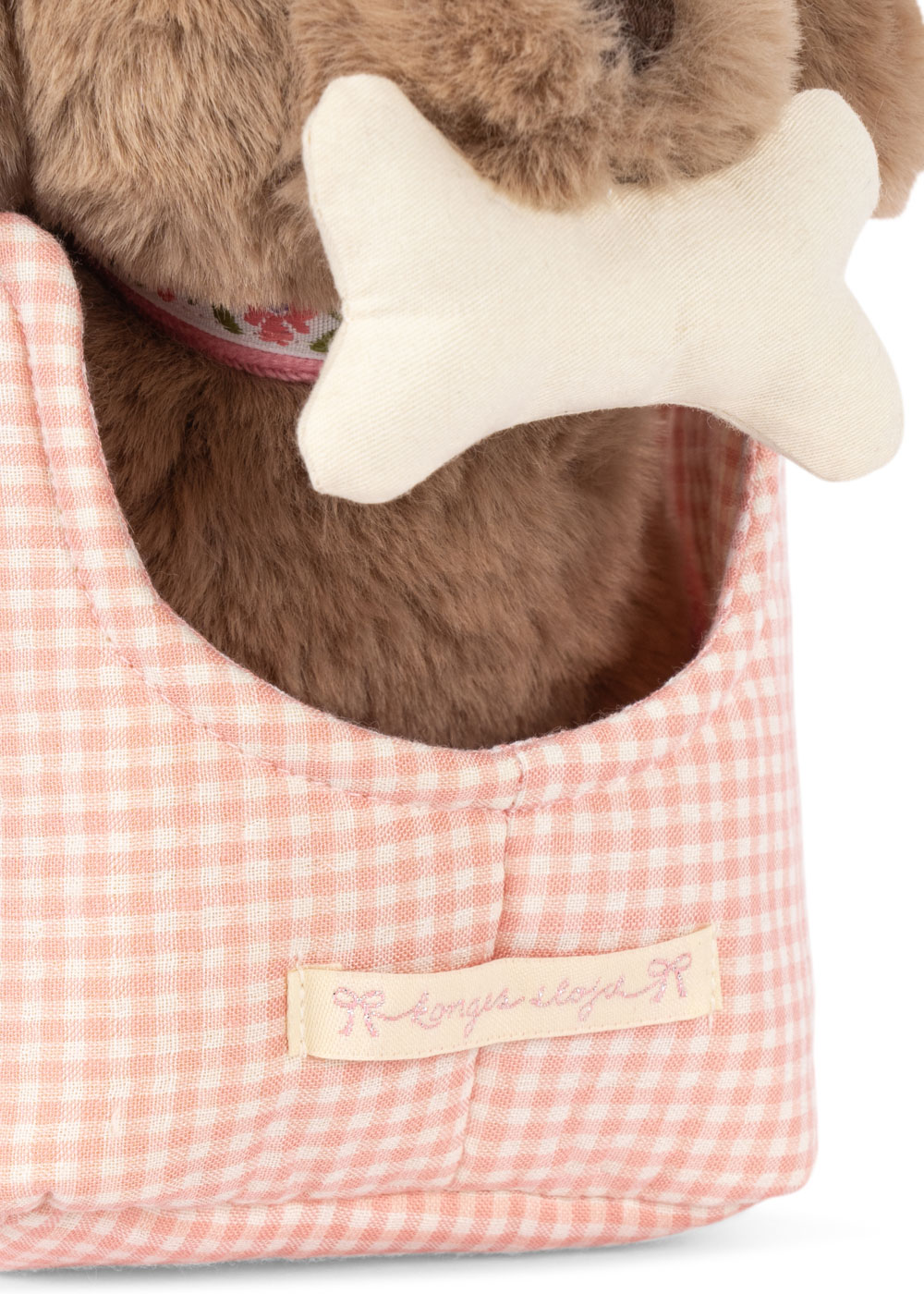 MAUDE PUPPY PINK CHECK - AW25