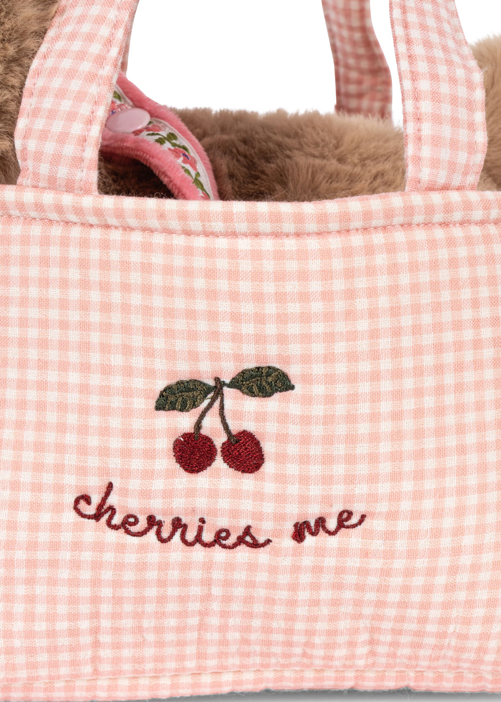 MAUDE PUPPY PINK CHECK - AW25