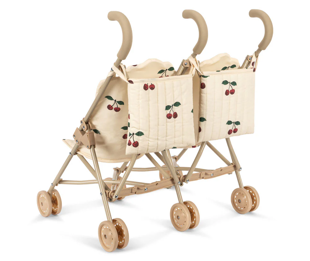 TWIN DOLL STROLLER MA GRANDE CERISE - AW25
