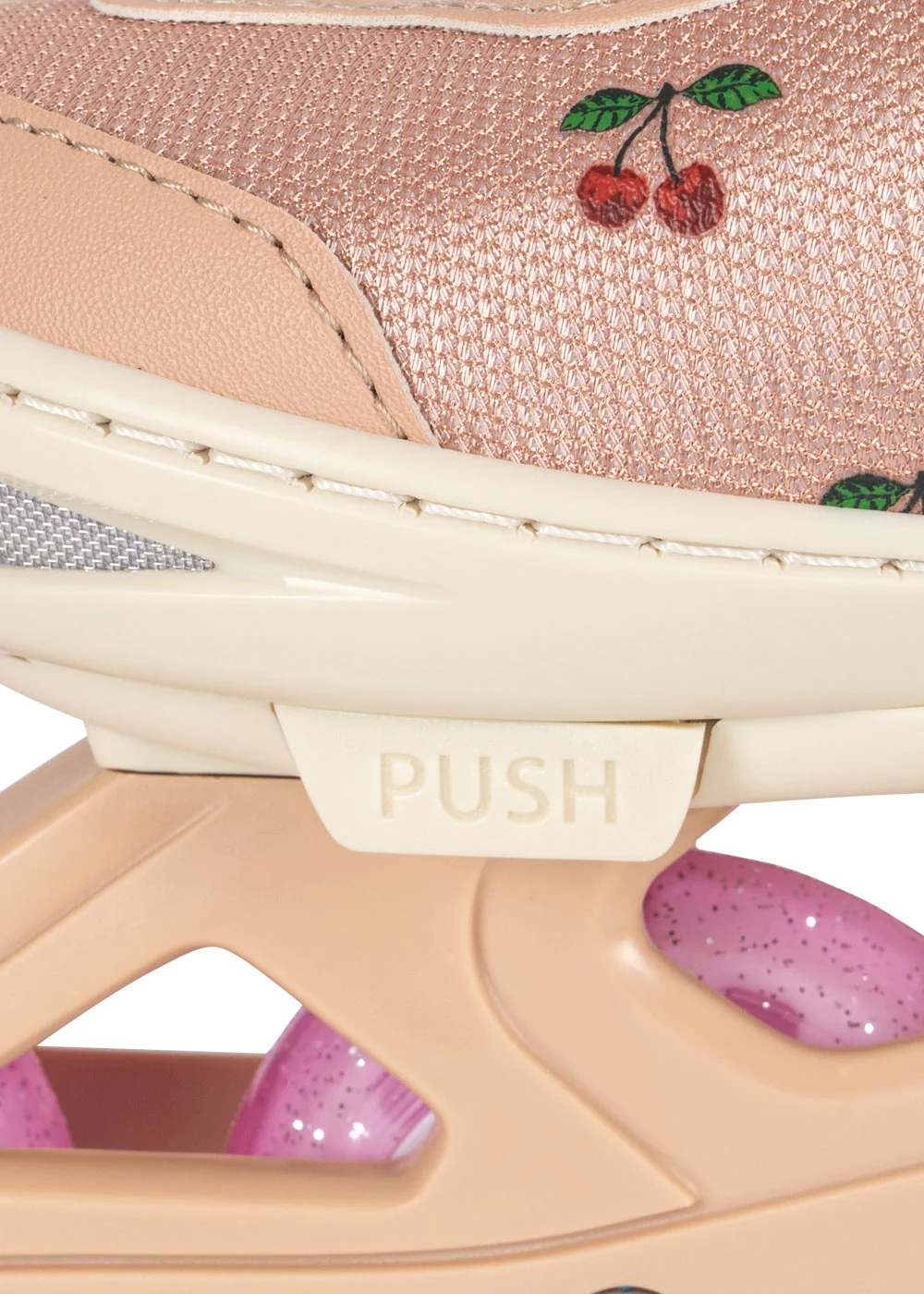 LIGHT UP ROLLER SKATES CHERRY BLUSH - str 31-36 - AW26