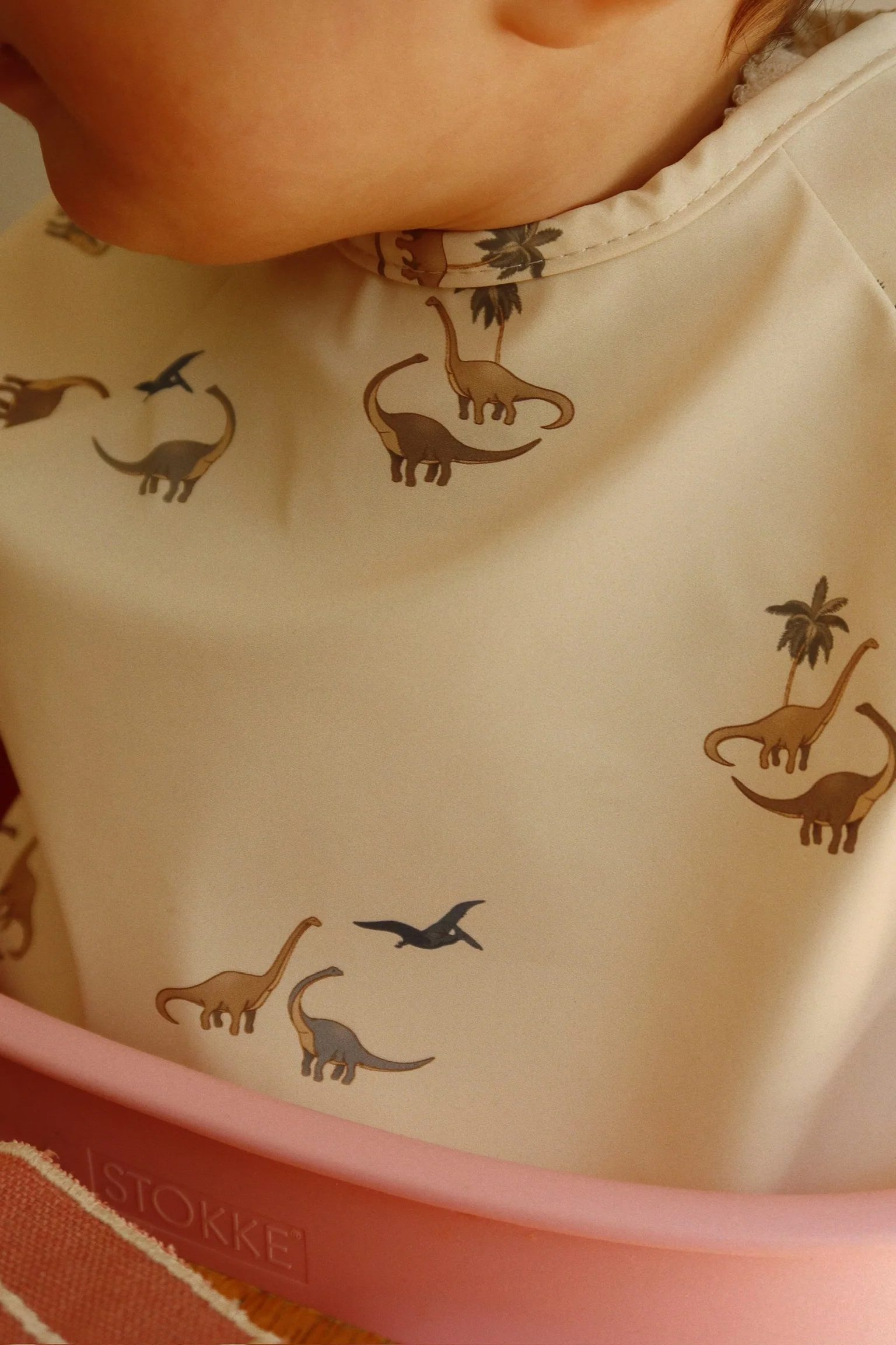 2 PACK DINNER BIB WITH SLEEVES KUBI/RAIN FOREST 18M-3Y - SS26