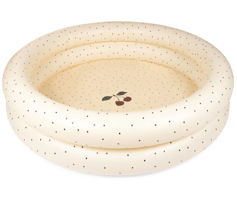 BASIC 2 RING POOL LARGE NAVY DOTS - SS26