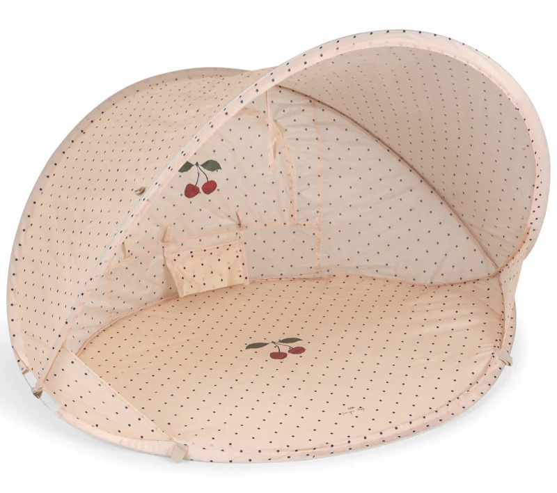 MINI BEACH TENT POP UP UV 50+ NAVY DOTS - SS26