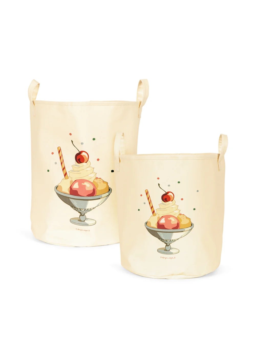 TOY STORAGE BAGS ICE CREAM AW26