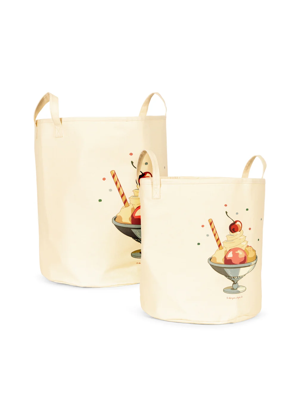 TOY STORAGE BAGS ICE CREAM AW26
