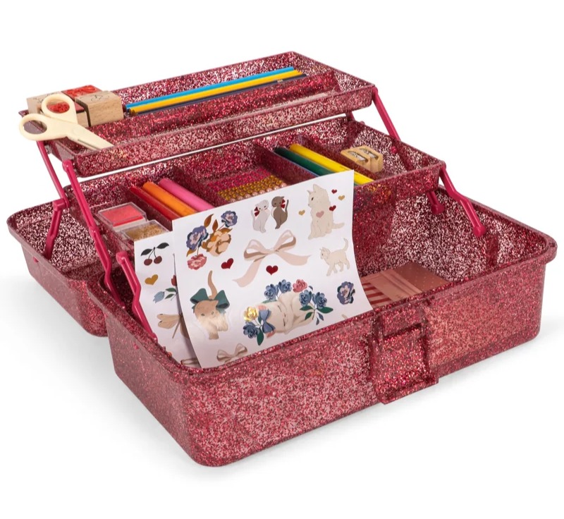 CREATIVE ART CADDY GLITTER ROSE AW26