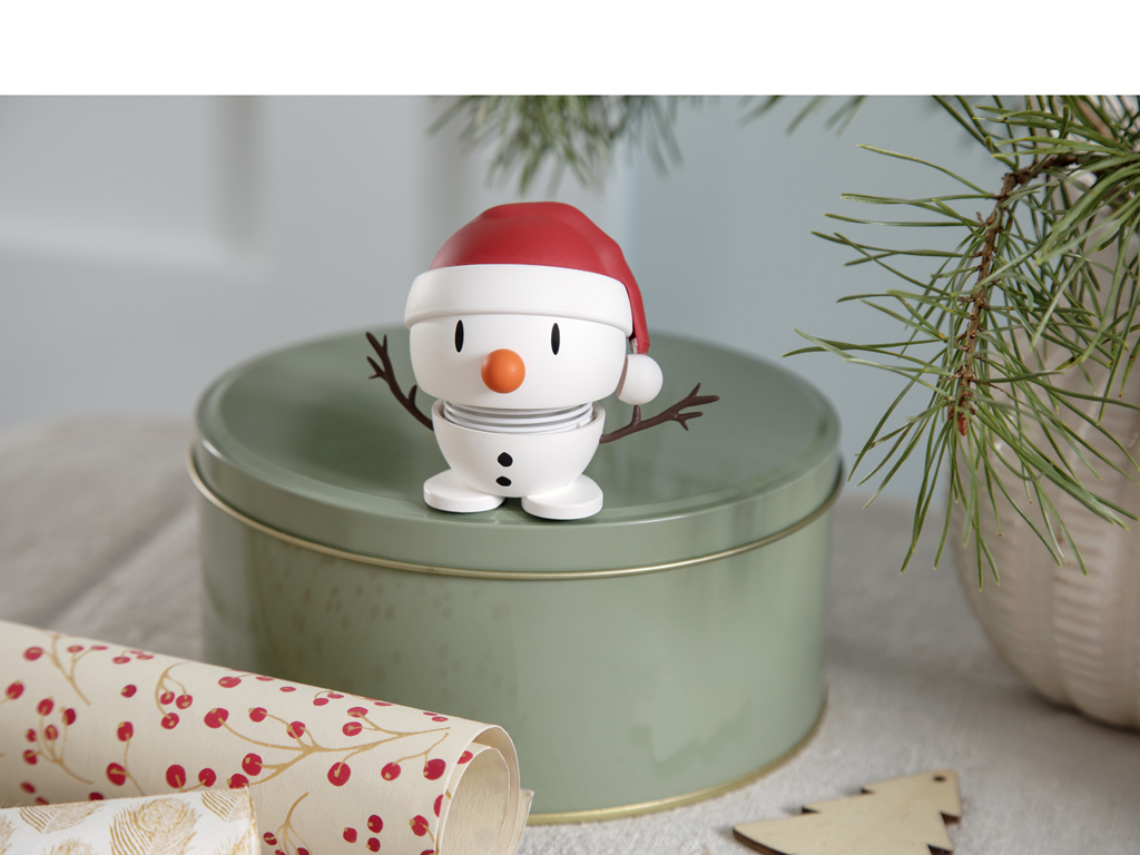 Hoptimist Santa Snowman Bumble White
