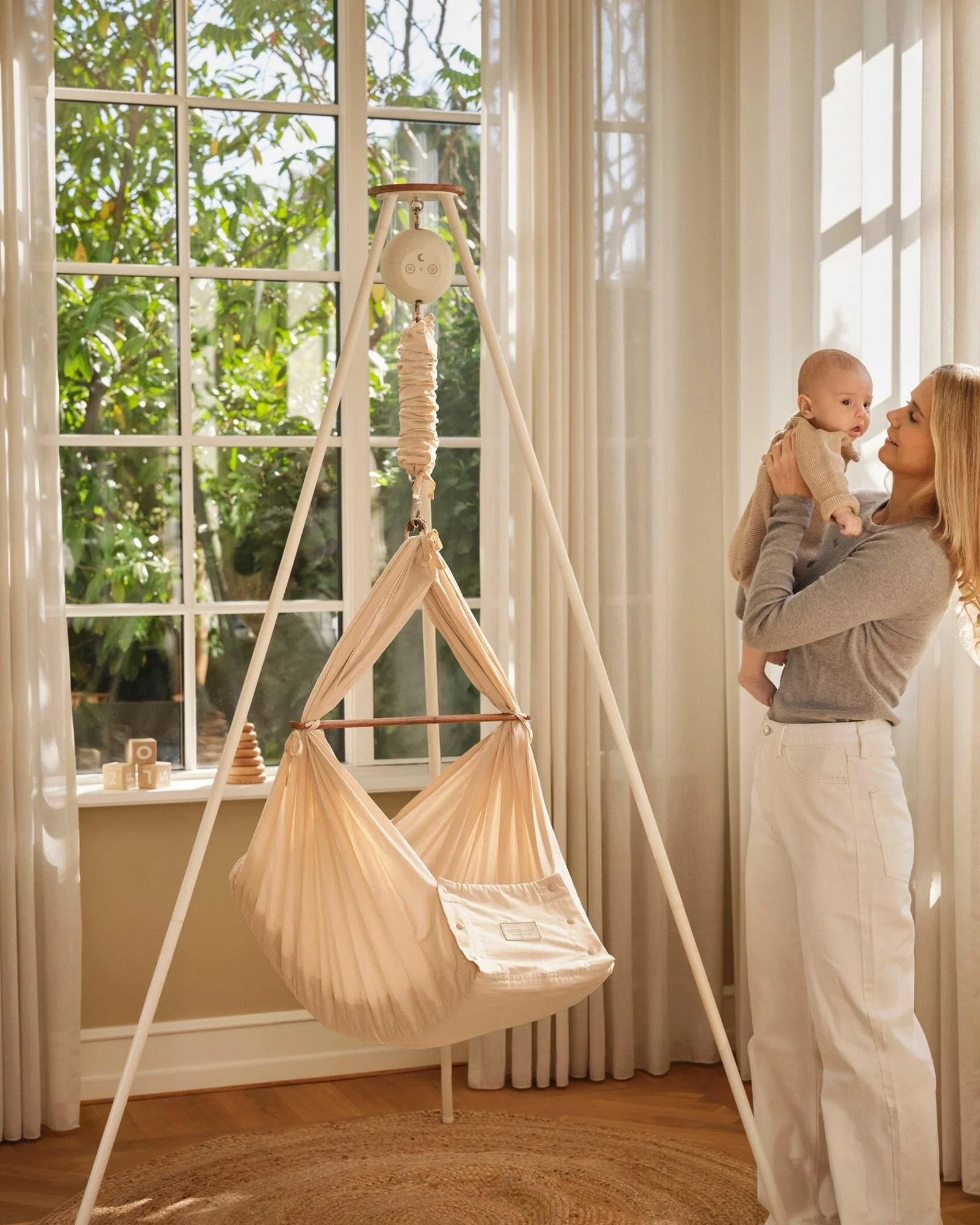Classic Bundle - Baby Hammock - Nature/White