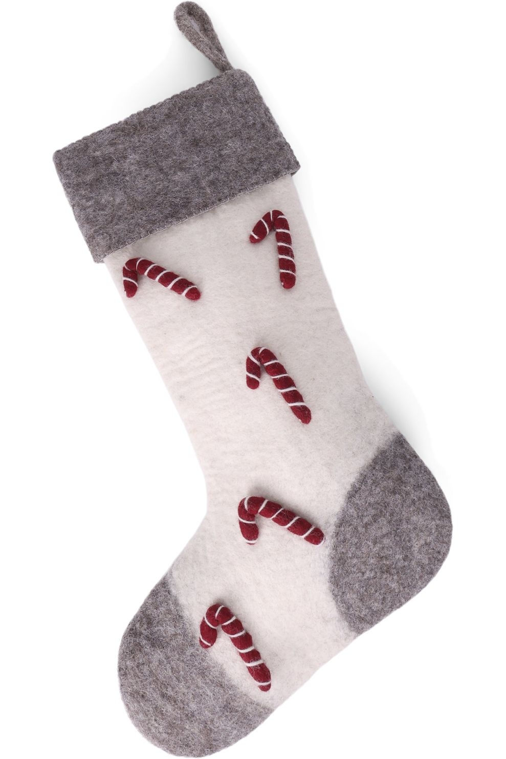 Big Stocking w/Candy Canes - AW25