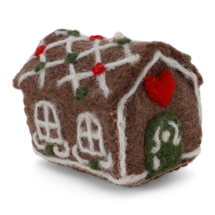 Big Ginger Bread House w/ Candy Cane - AW25