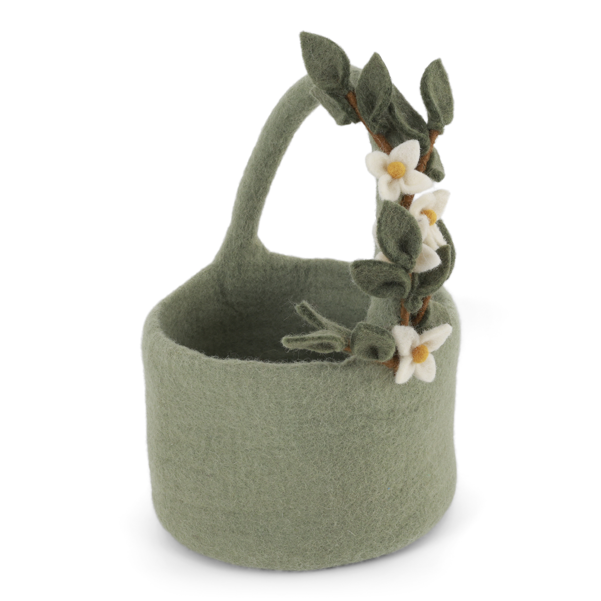 Basket w/Flower Garland - P25