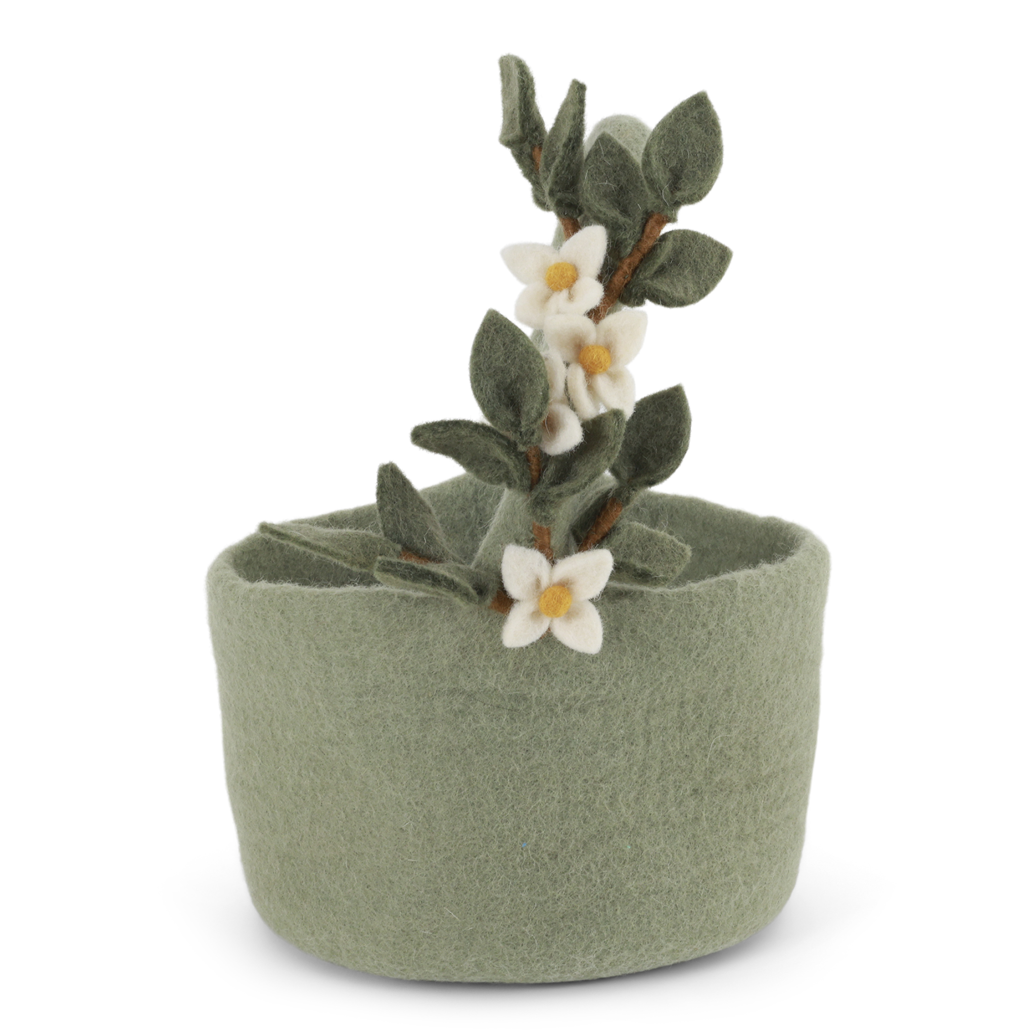 Basket w/Flower Garland - P25