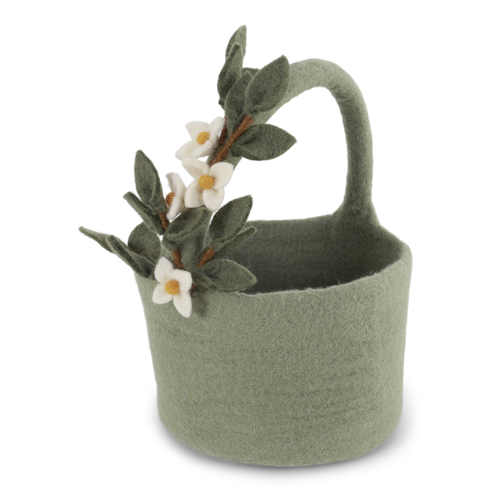 Basket w/Flower Garland - P25