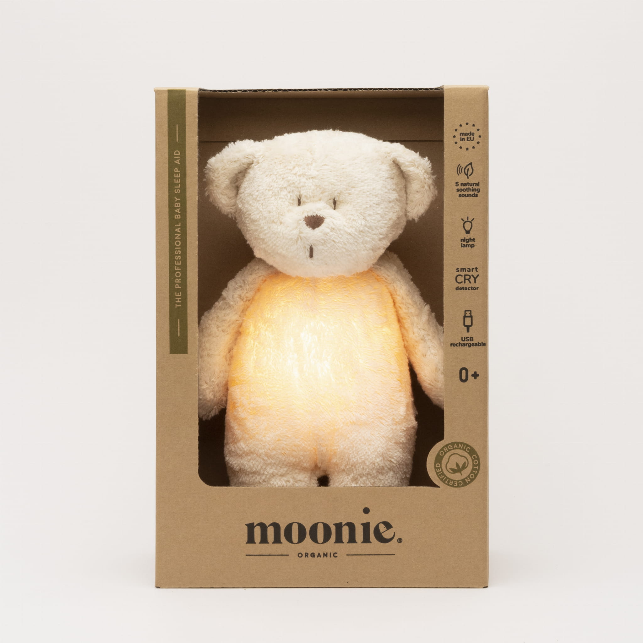 MOONIE 2.0 ORGANIC HUMMING BEAR WITH A LAMP POLAR