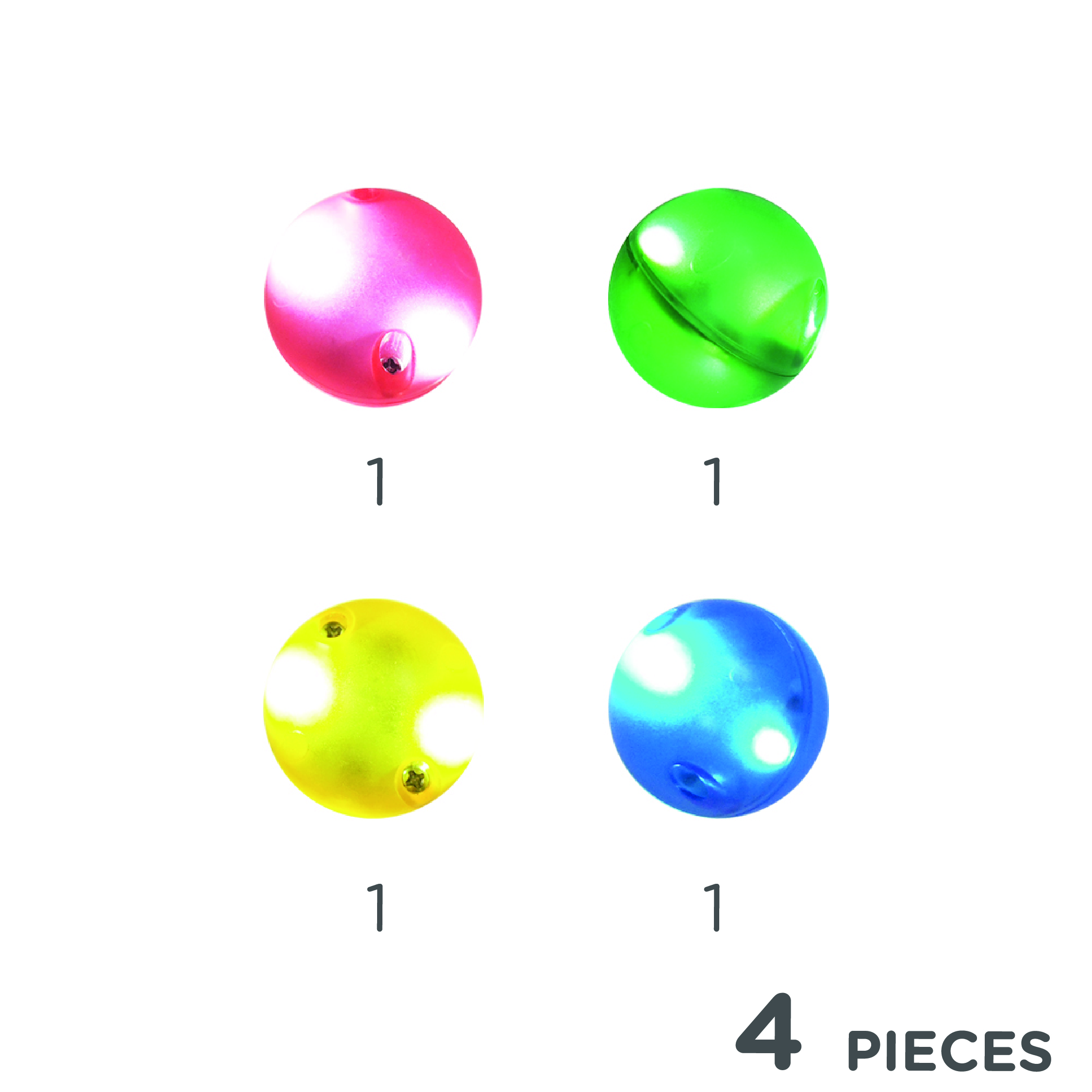 Balls Pack Dazzling Lights 4 pieces