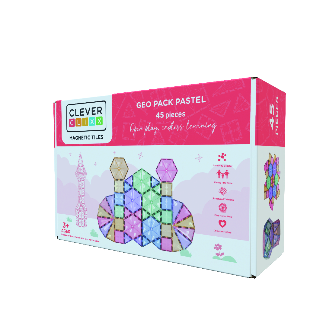 Geo Pack Pastel 45 pieces