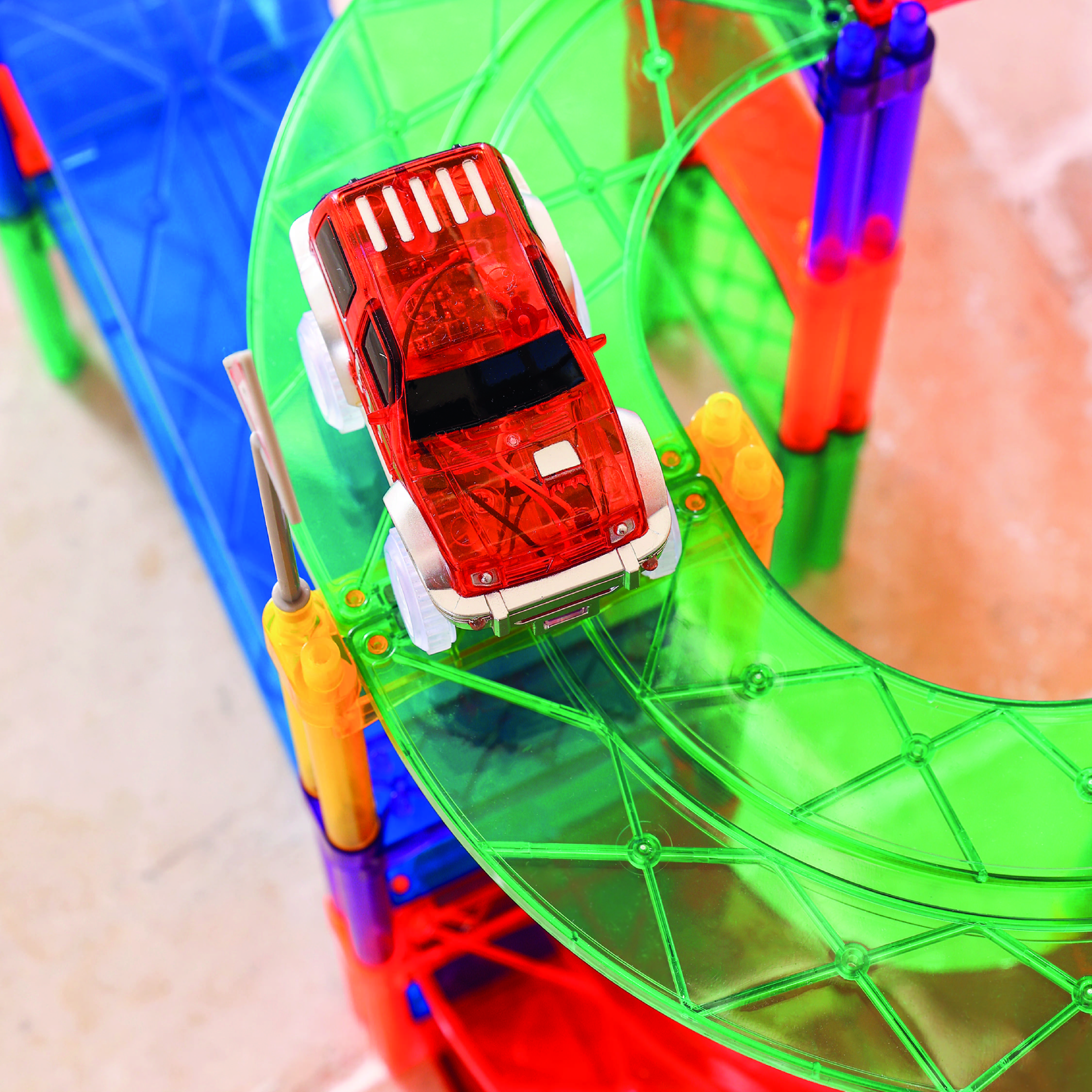 Race Track Car Red 1 piece