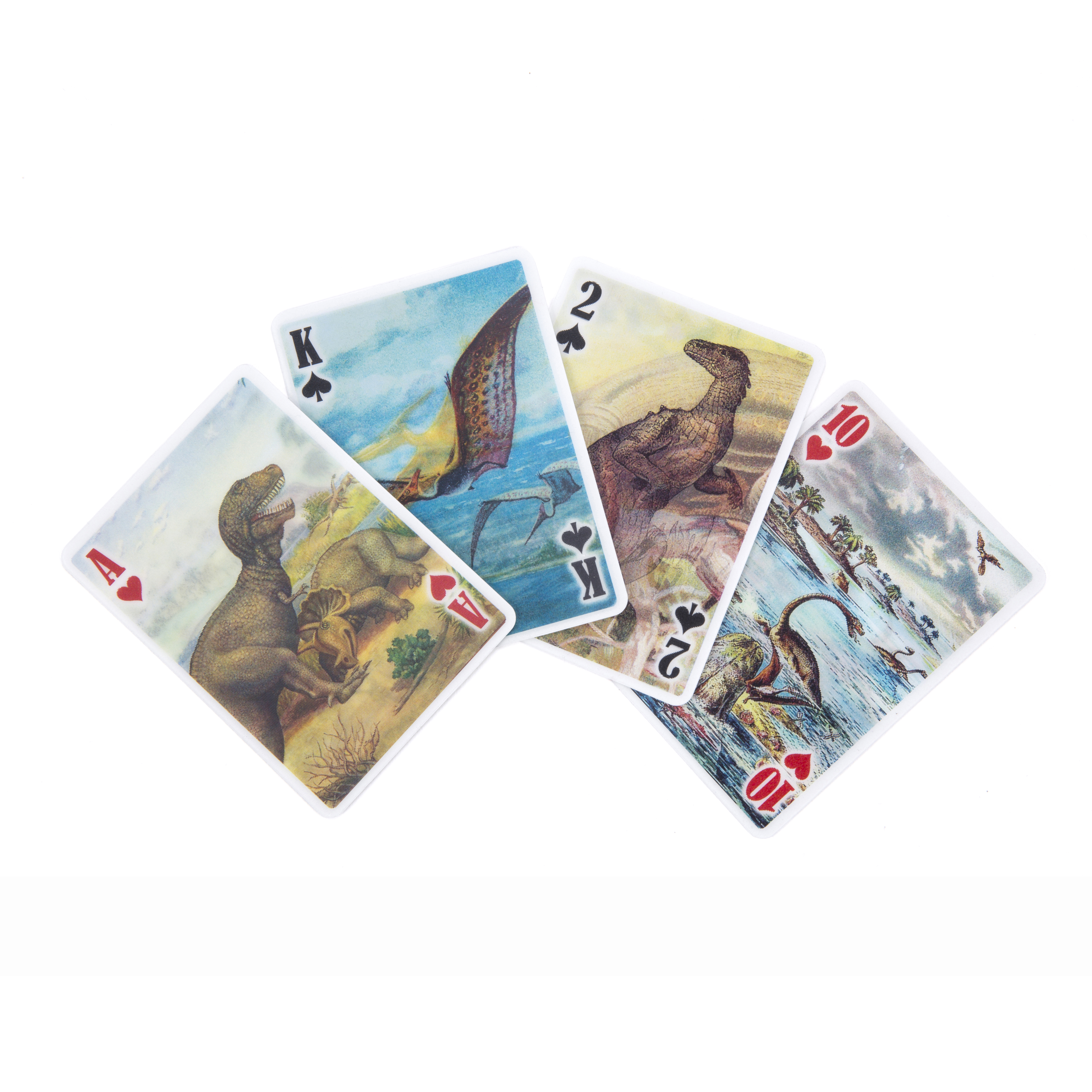 3D DINOSAUR PLAYING CARDS
