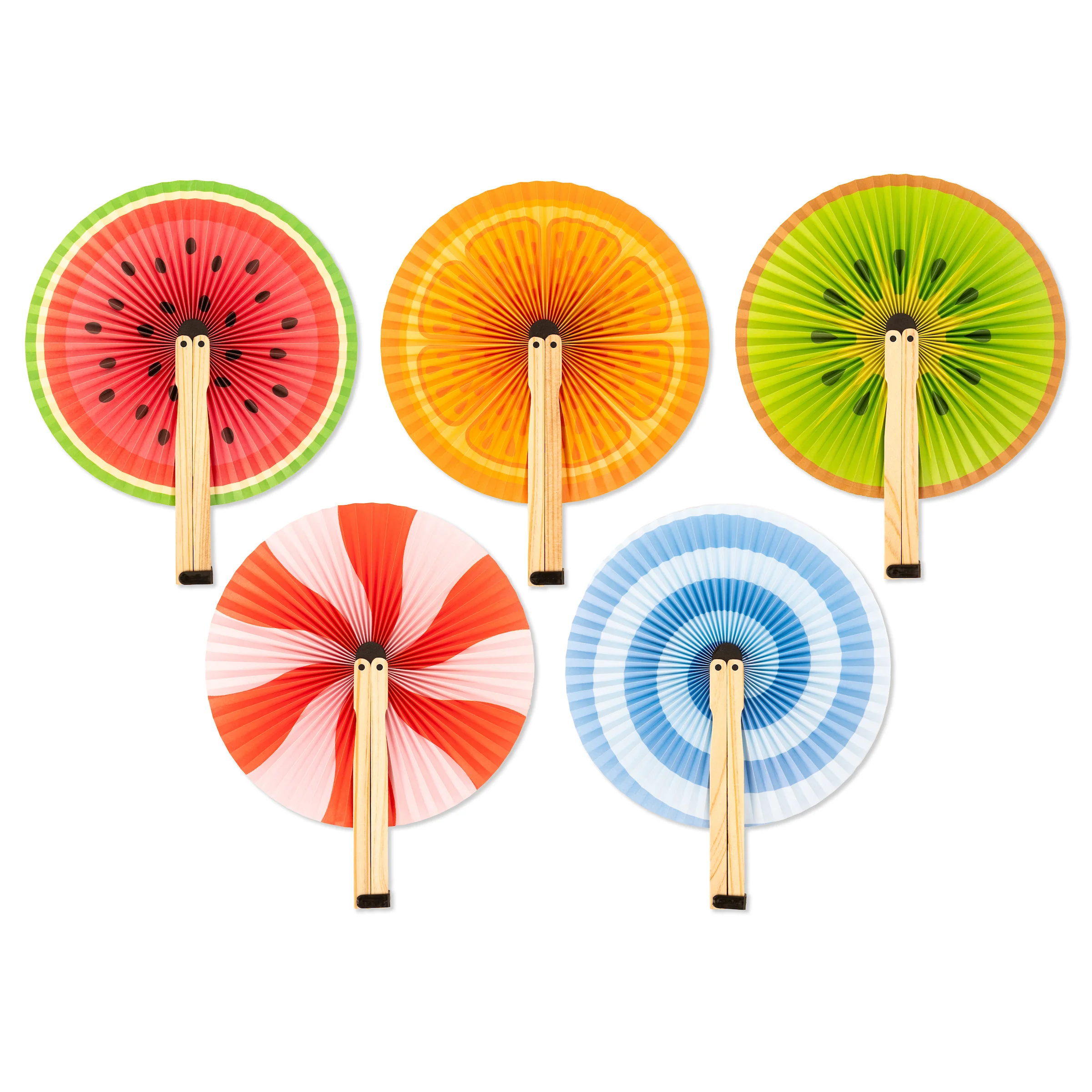 CANDY AND FRUIT FANS ASST