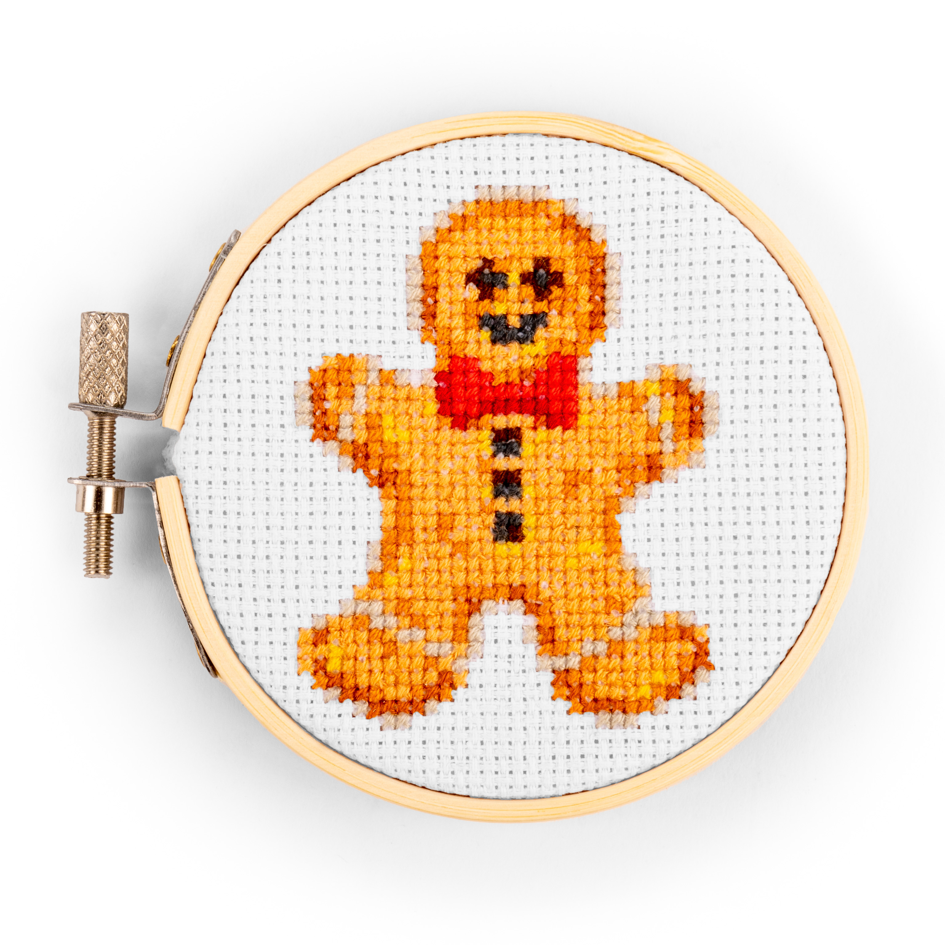 Gingerbread Mini Cross Stitch