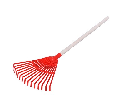 PLASTO Rake with wooden handle 80 cm