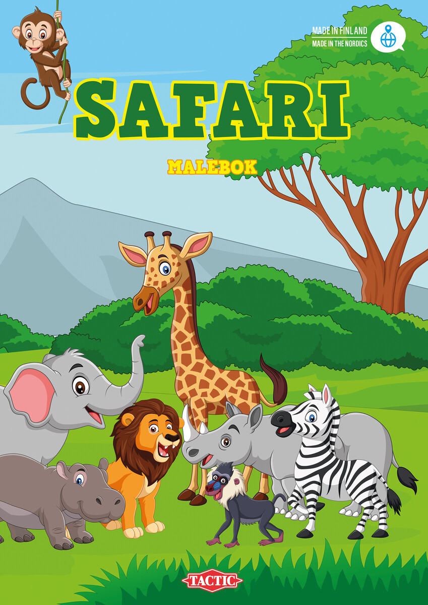 Safari malebok