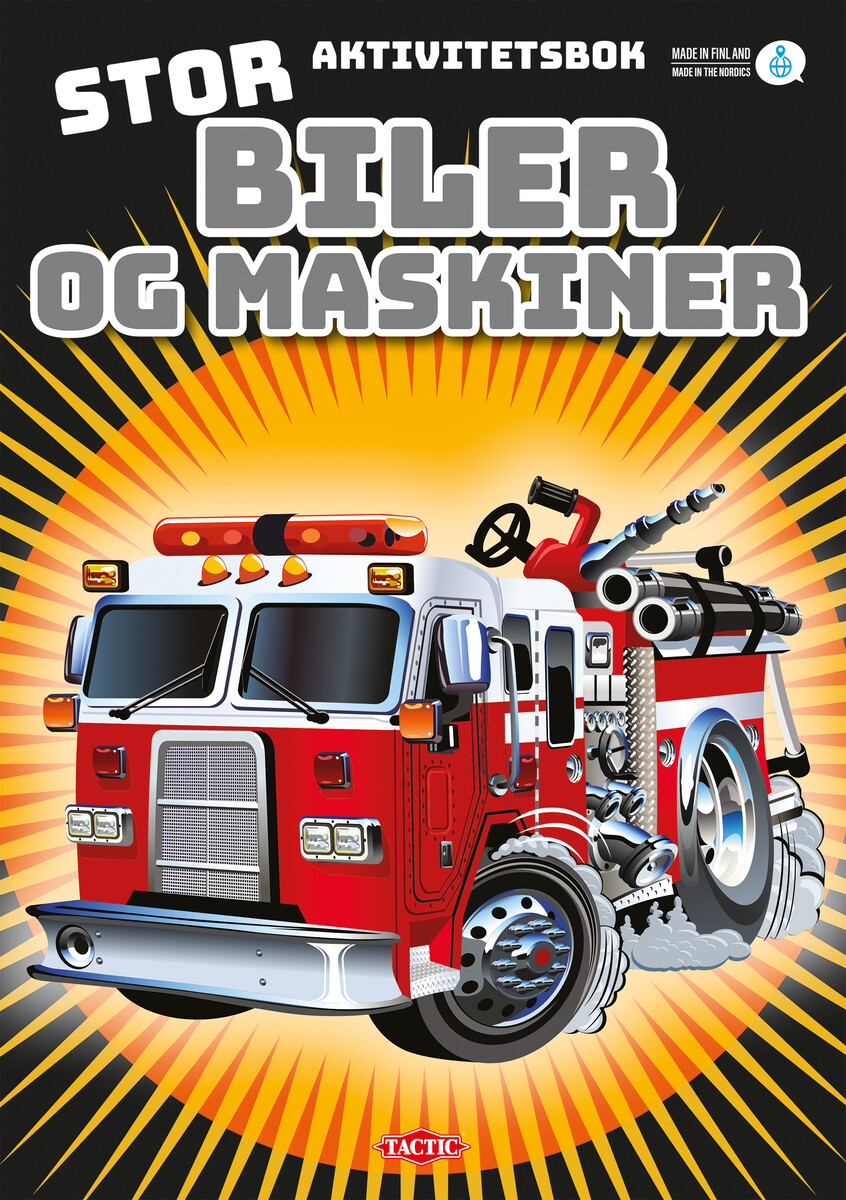 Coloring Book Cars and Machines