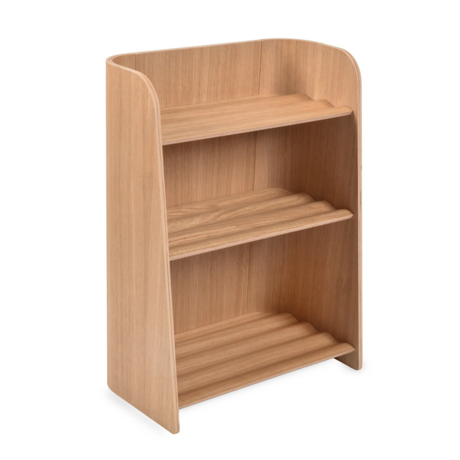 Curvy Bookcase - Oak