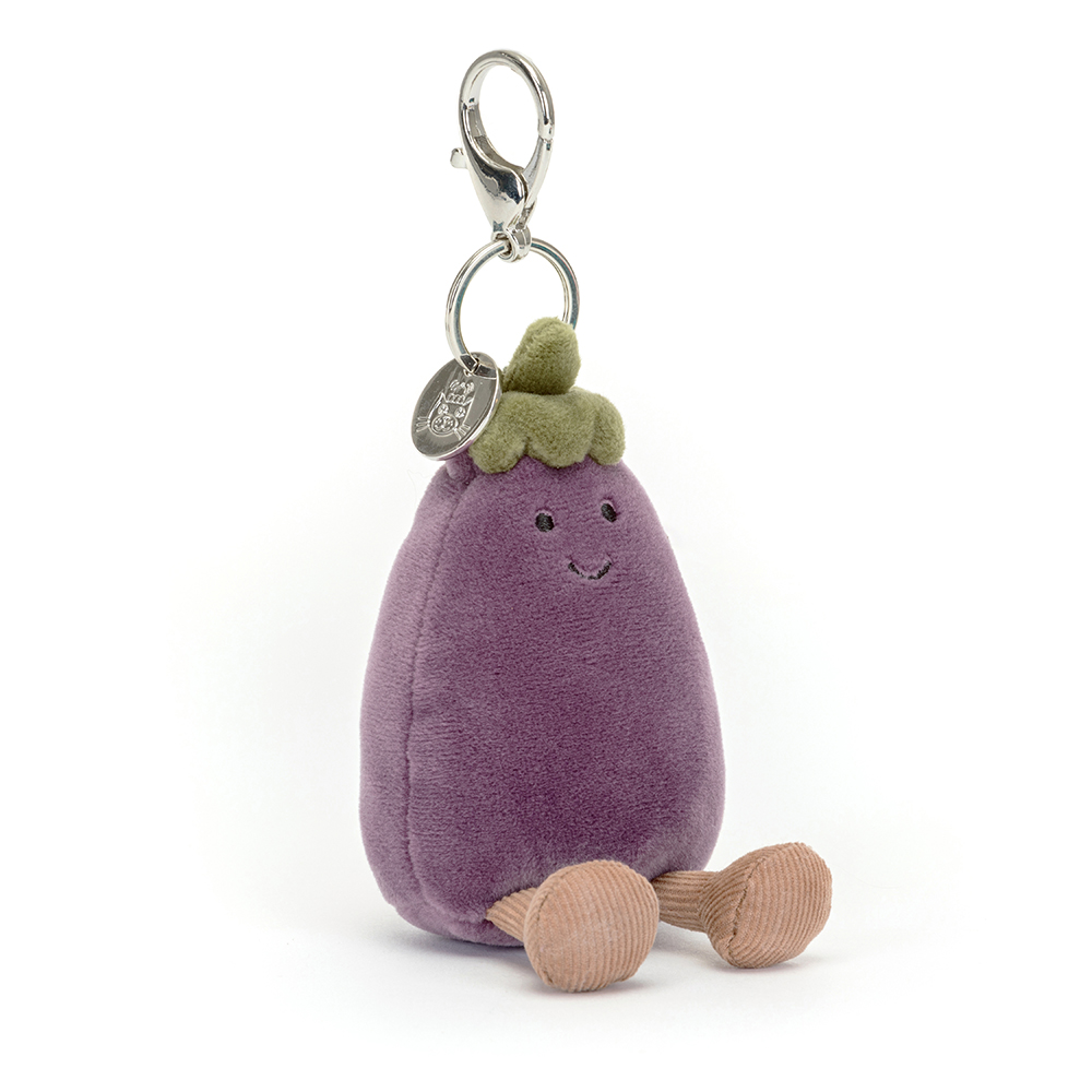 Vivacious Aubergine Bag Charm
