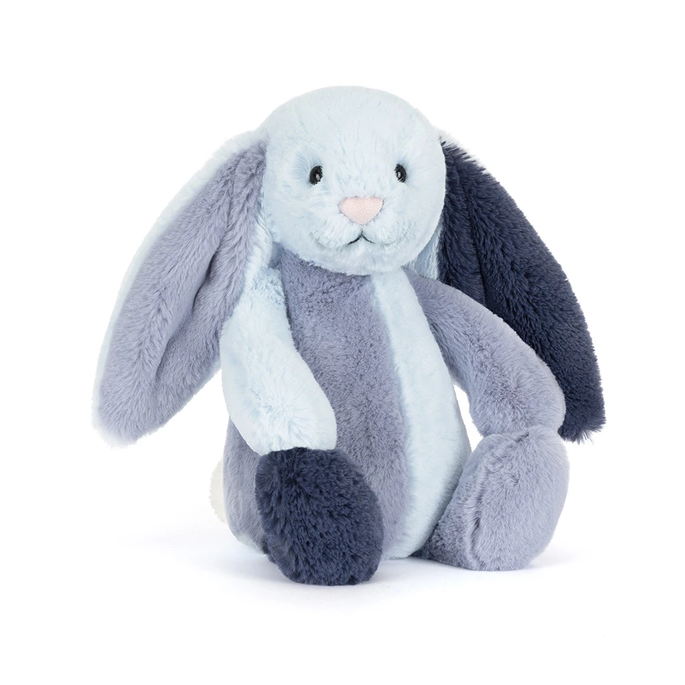Bashful Patchwork Blue Bunny Original