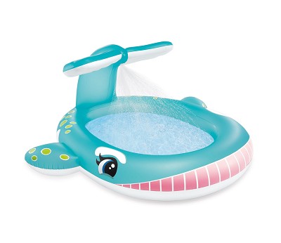 Whale spray pool