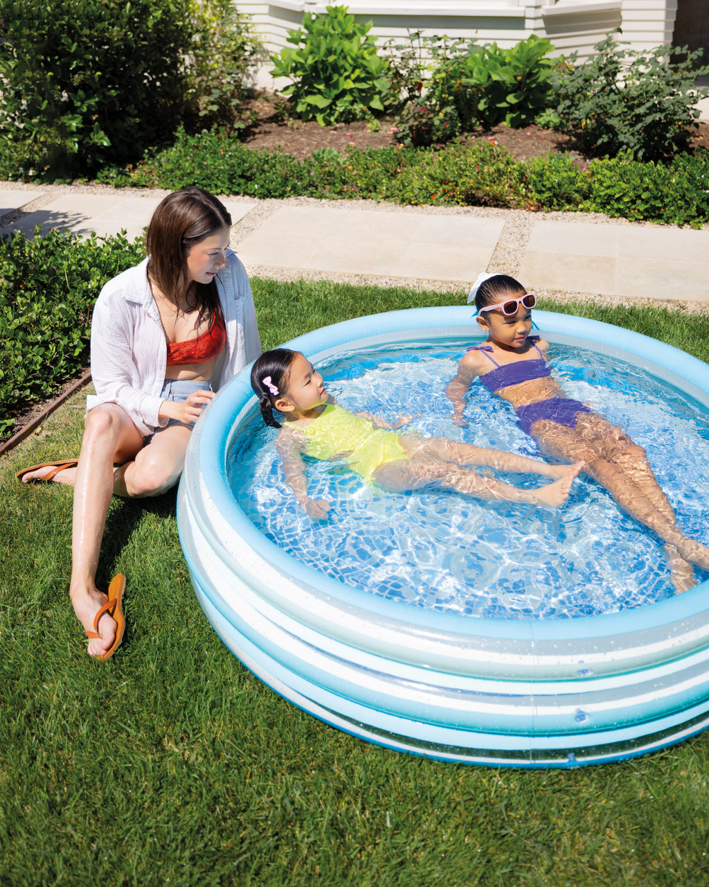 Blue Bliss Splash Pool, 330L, 147x33 cm