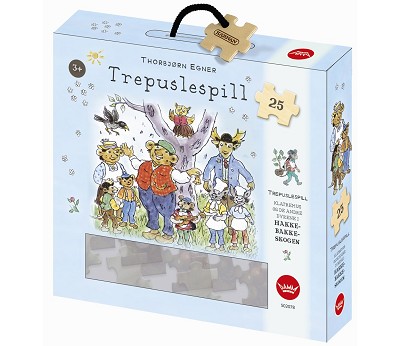 Trepusle. Hakkebakkeskogen. 25 Deler