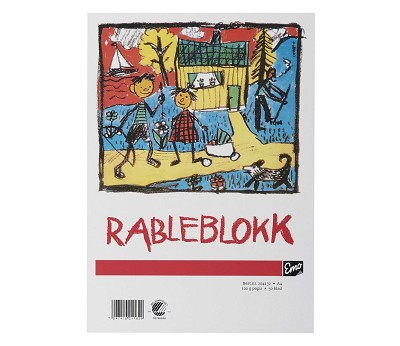 Rableblokk EMO A4 100g 50 blad