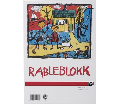 Rableblokk EMO A3 100g 50 blad