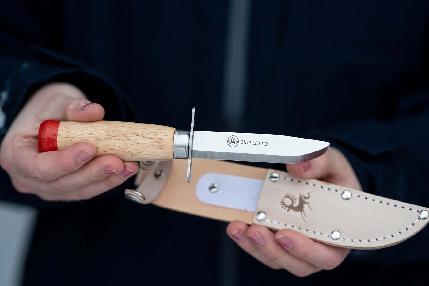 Speiderkniv med butt tupp