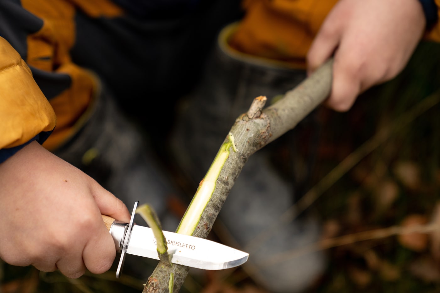Barnekniv med butt tupp
